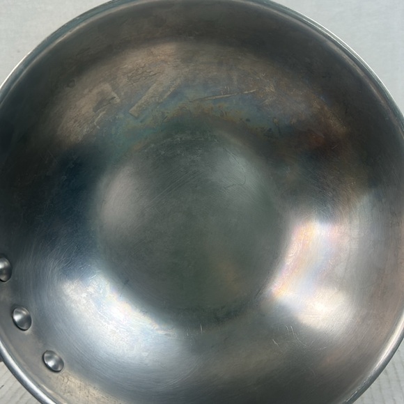 Calphalon Stainless Steel 10” Wok 165 Flat Bottom Cooking Pan - Picture 10 of 11